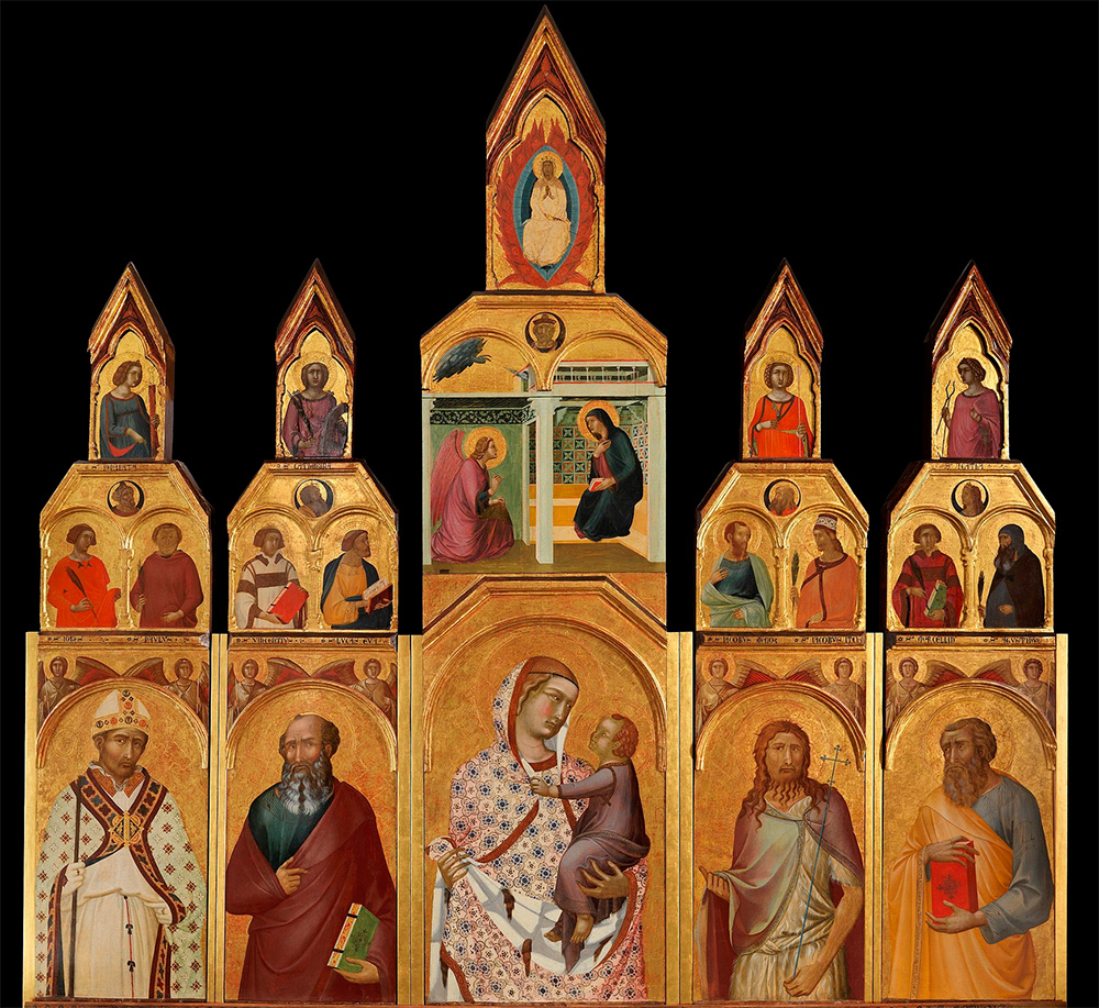 Tarlati polyptych Pietro Lorenzetti